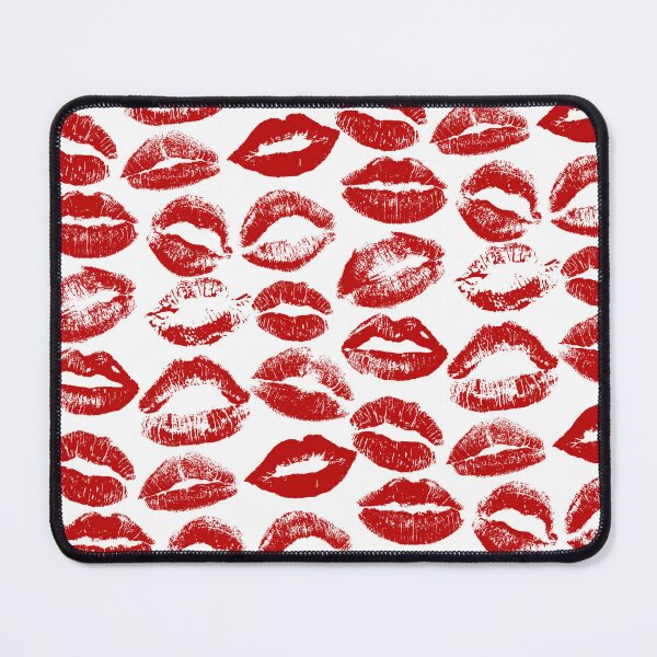 Item preview, red lipstick kisses designed and sold by quinnhopp.