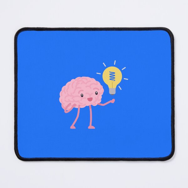 Item preview, Smart Brain Idea Cartoon Funny Illustration designed and sold by Ace01st.