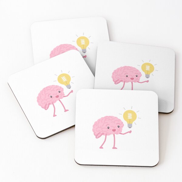 Item preview, Smart Brain Idea Cartoon Funny Illustration designed and sold by Ace01st.