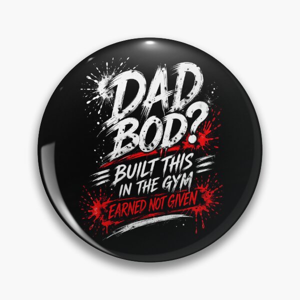 Item preview, Dad Bod? Built in the Gym – Strong Dad Workout Design designed and sold by SzyMazDesign.