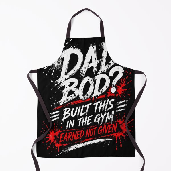 Item preview, Dad Bod? Built in the Gym – Strong Dad Workout Design designed and sold by SzyMazDesign.