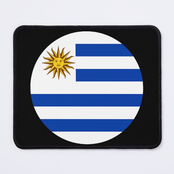 Item preview, Uruguay Round Flag Uruguayan Patriotic Heritage designed and sold by NTGUILTY.