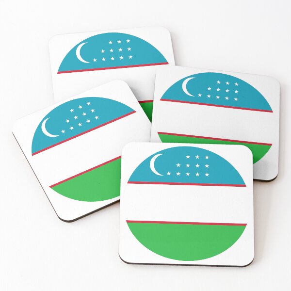 Item preview, Uzbekistan Round Flag Uzbek Patriotic Heritage designed and sold by NTGUILTY.