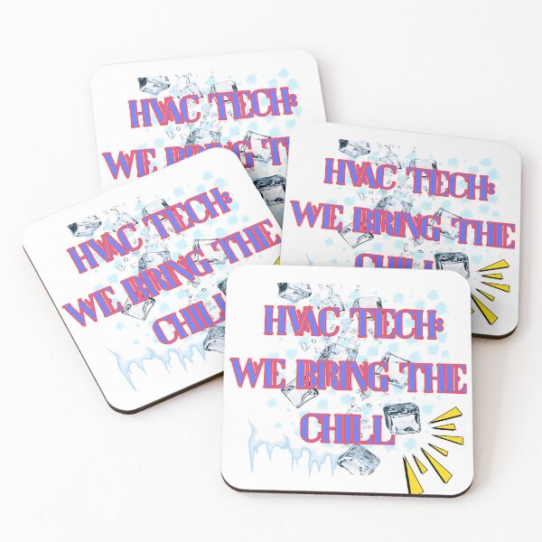 Item preview, HVAC Tech We Bring the Chill Funny Air Conditioning Technician Design designed and sold by Anasalseady.
