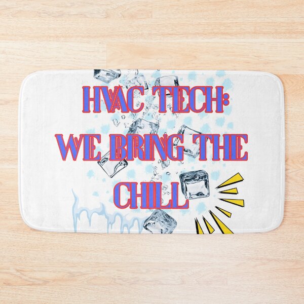 Item preview, HVAC Tech We Bring the Chill Funny Air Conditioning Technician Design designed and sold by Anasalseady.