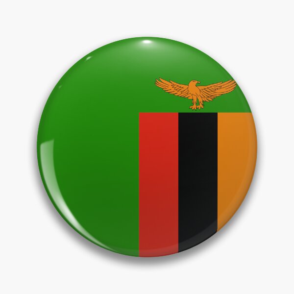 Item preview, Zambia Round Flag Zambian Patriotic Heritage designed and sold by NTGUILTY.