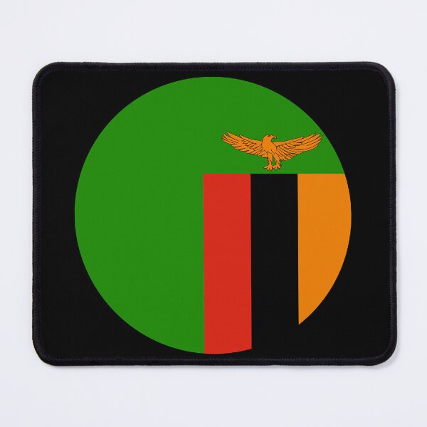 Item preview, Zambia Round Flag Zambian Patriotic Heritage designed and sold by NTGUILTY.