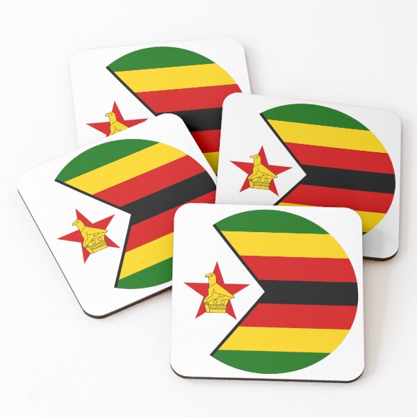 Item preview, Zimbabwe Round Flag Zimbabwean Patriotic Heritage designed and sold by NTGUILTY.