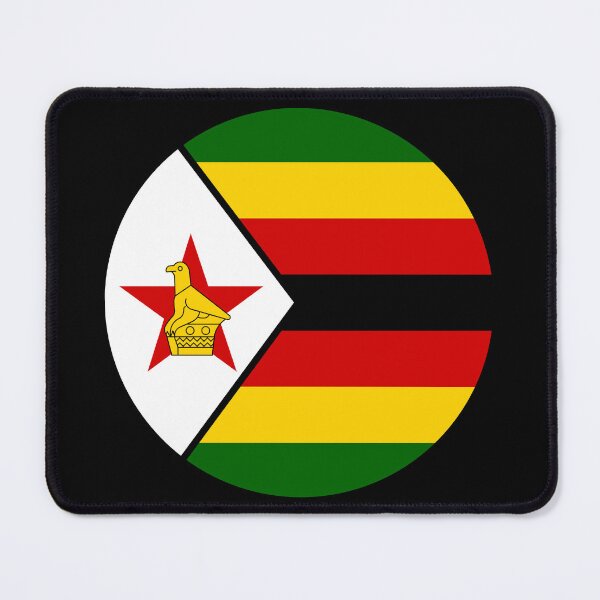 Item preview, Zimbabwe Round Flag Zimbabwean Patriotic Heritage designed and sold by NTGUILTY.