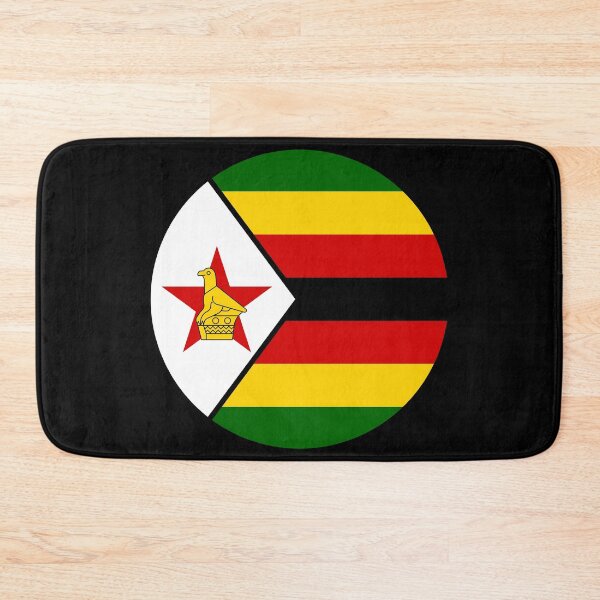 Item preview, Zimbabwe Round Flag Zimbabwean Patriotic Heritage designed and sold by NTGUILTY.
