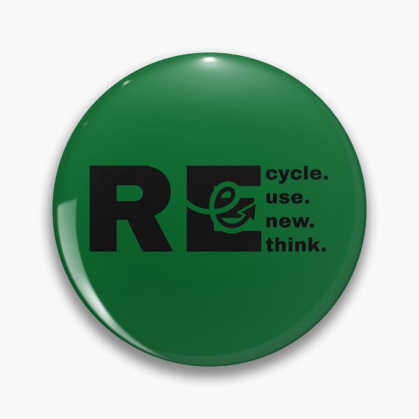 Item preview, Minimalist RE Loop Symbol Typography Design designed and sold by ZYNTHRA Shop.