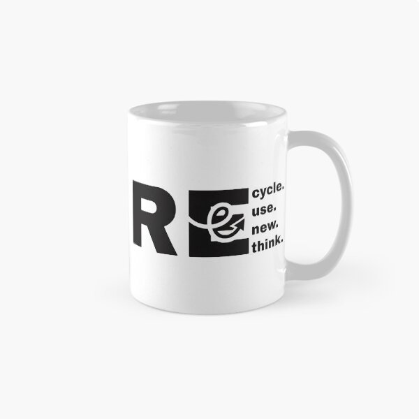Item preview, Minimalist RE Loop Symbol Typography Design designed and sold by ZYNTHRA Shop.