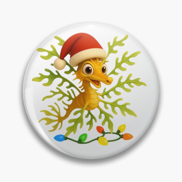 Item preview, Christmas Leafy Sea Dragon designed and sold by Sillytoe.