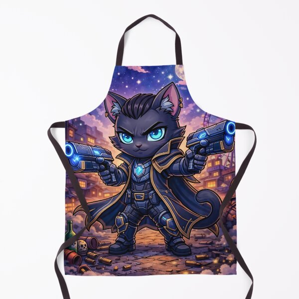 Item preview, Lunar Watcher Cat designed and sold by Lunatik Cat.