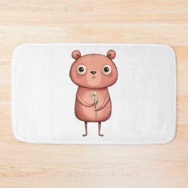 Item preview,  Cute Bear with Flowers designed and sold by Retro Whimsy.
