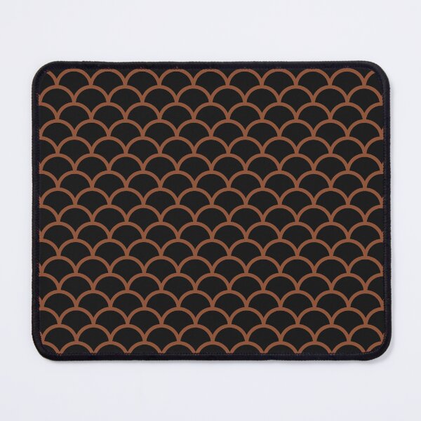 Item preview, Black And Copper Scales Pattern designed and sold by pattern-archive.