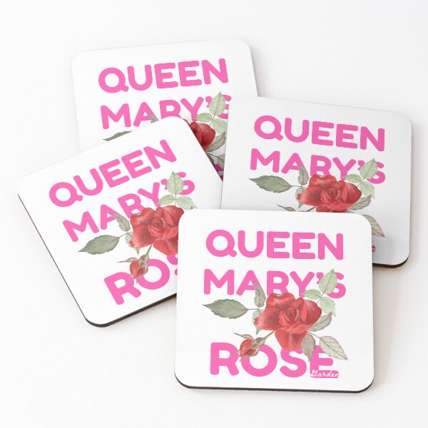 Item preview, Queen Mary's Rose Garden - Rose - Pink / Red designed and sold by HomeAgainStudio.