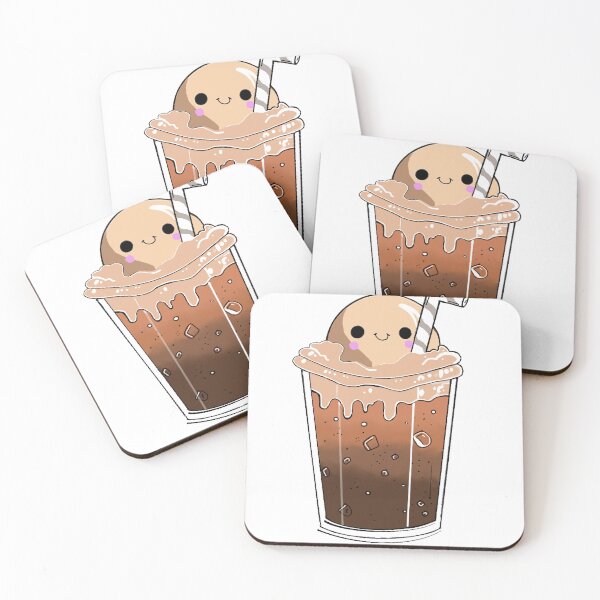 Item preview, Cute iced coffee kawaii aesthetic design designed and sold by Design by Sara.