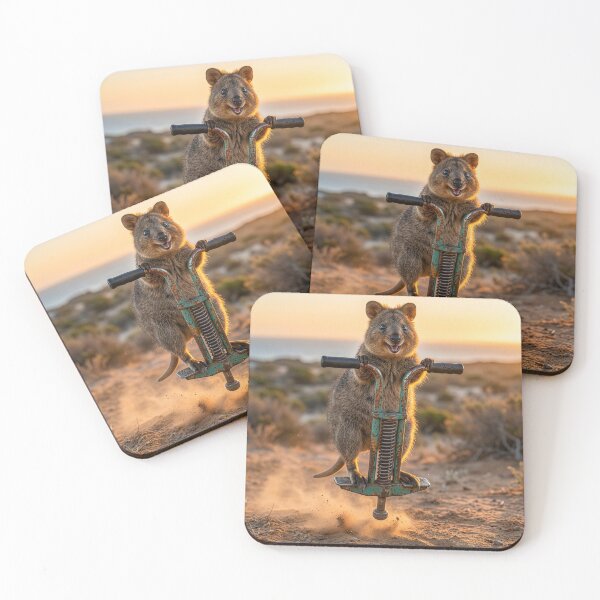 Item preview, Happy Quokka Pogos Around on Rottnest Island designed and sold by Tridentulus.