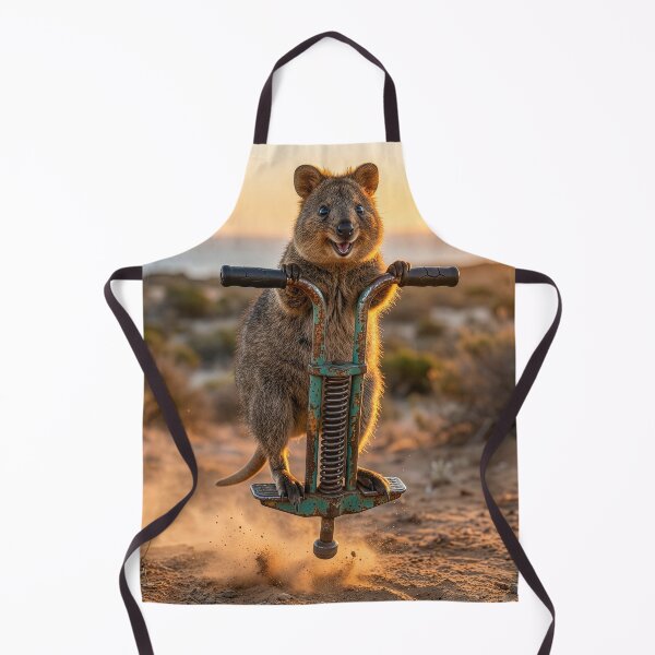 Item preview, Happy Quokka Pogos Around on Rottnest Island designed and sold by Tridentulus.