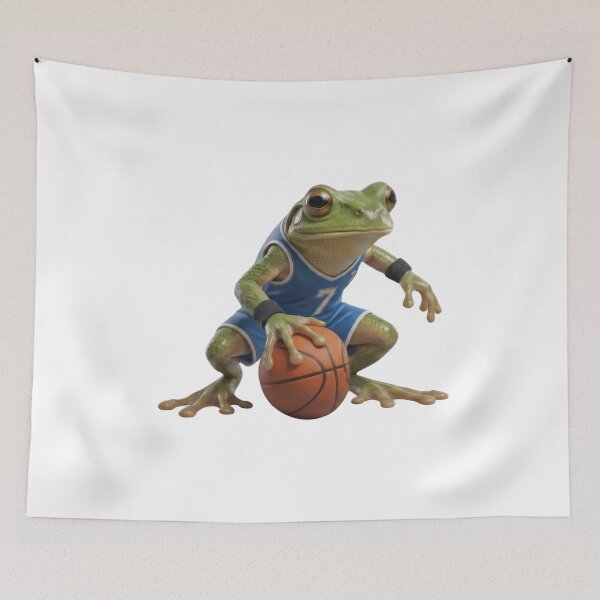Item preview, Point Guard Crossover - Funny Basketball Frog Sports Meme designed and sold by Arts Paradise.