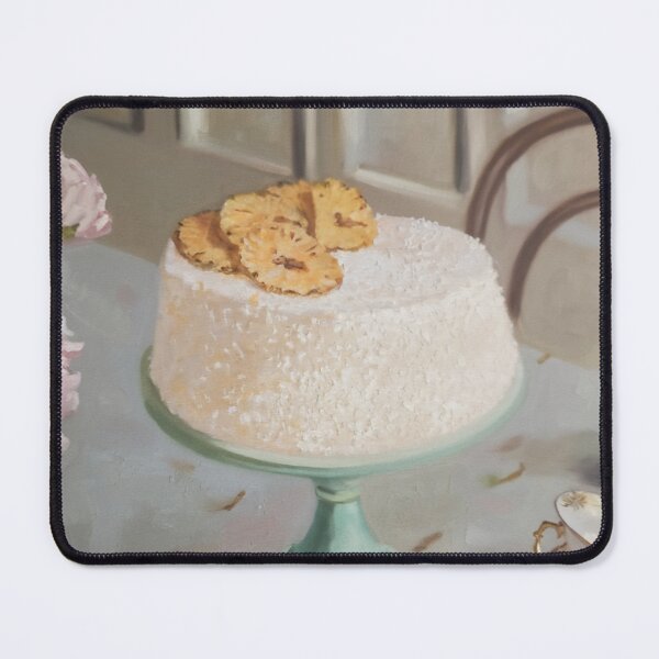 Item preview, French Coconut Cake Art | Elegant Tea Room Kitchen Wall Decor designed and sold by CARRAANN.