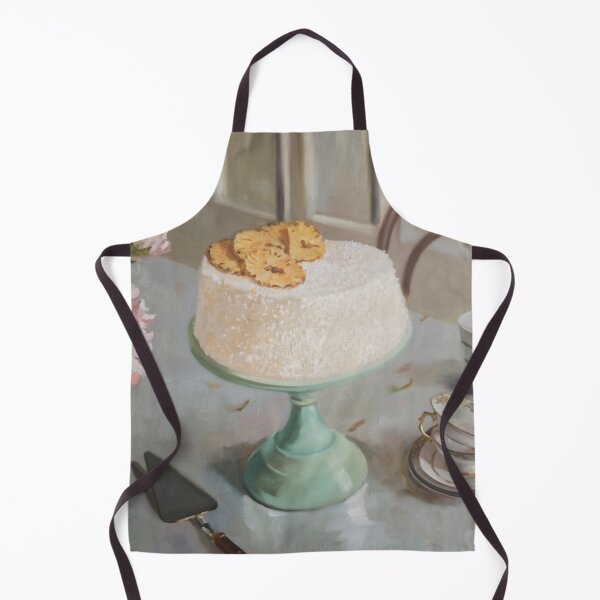 Item preview, French Coconut Cake Art | Elegant Tea Room Kitchen Wall Decor designed and sold by CARRAANN.