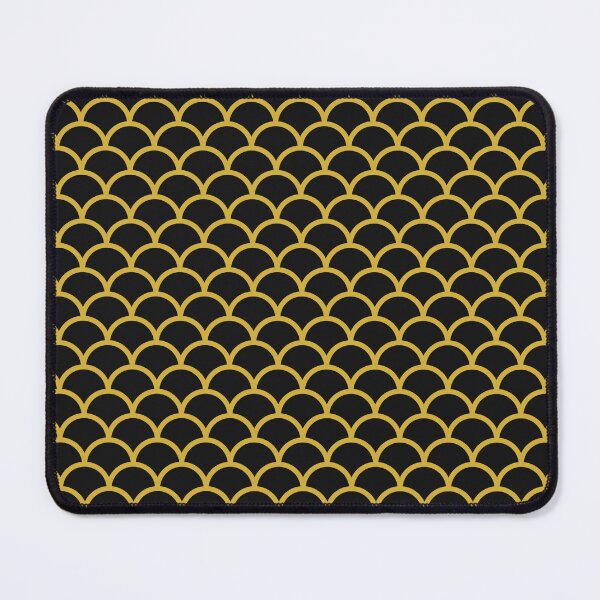 Item preview, Black And Gold Scales Pattern designed and sold by pattern-archive.