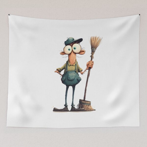 Item preview, Street Cleaning Hero designed and sold by Retro Whimsy.