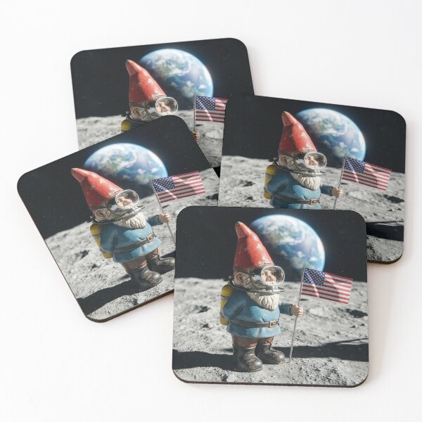 Item preview, Lunar Gnome Claims Moon for the U.S.A. designed and sold by Tridentulus.