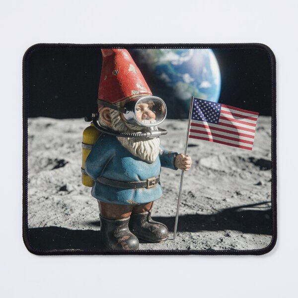 Item preview, Lunar Gnome Claims Moon for the U.S.A. designed and sold by Tridentulus.
