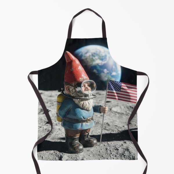 Item preview, Lunar Gnome Claims Moon for the U.S.A. designed and sold by Tridentulus.