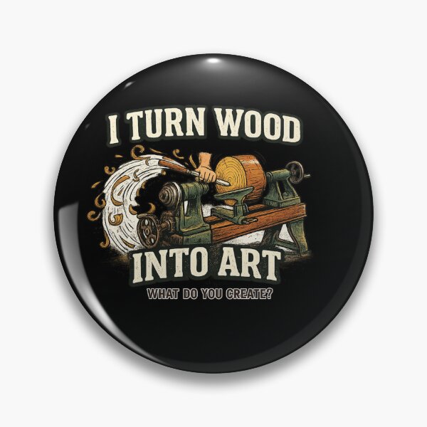 Item preview, Wood Lathe Artist Woodworking Design designed and sold by MasticGraphic.