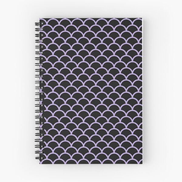 Item preview, Black And Lilac Scales Pattern designed and sold by pattern-archive.