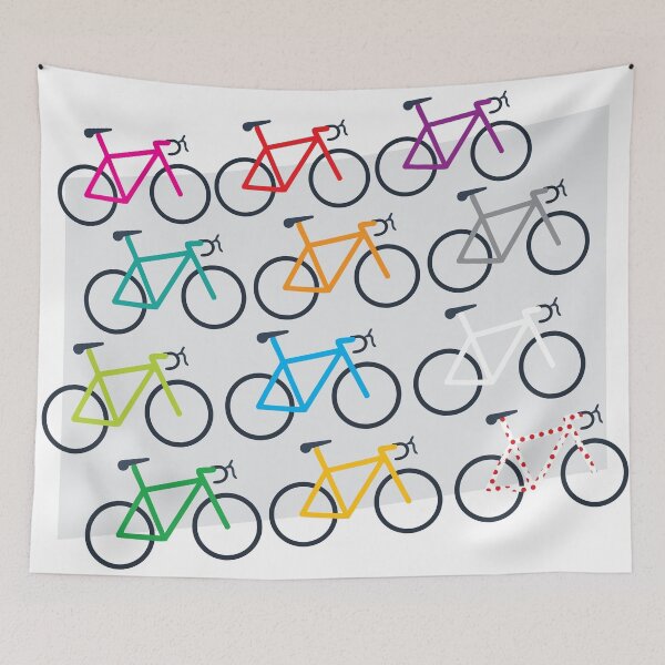 Item preview, Cycling Road Race or Tour Cycling Graphic designed and sold by Just Jollity.