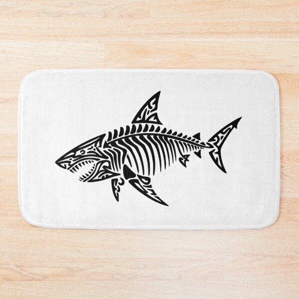 Item preview, Shark Skeleton Illustration – Tribal Shark Bone Line Art Design designed and sold by ArcticFoxStudio.