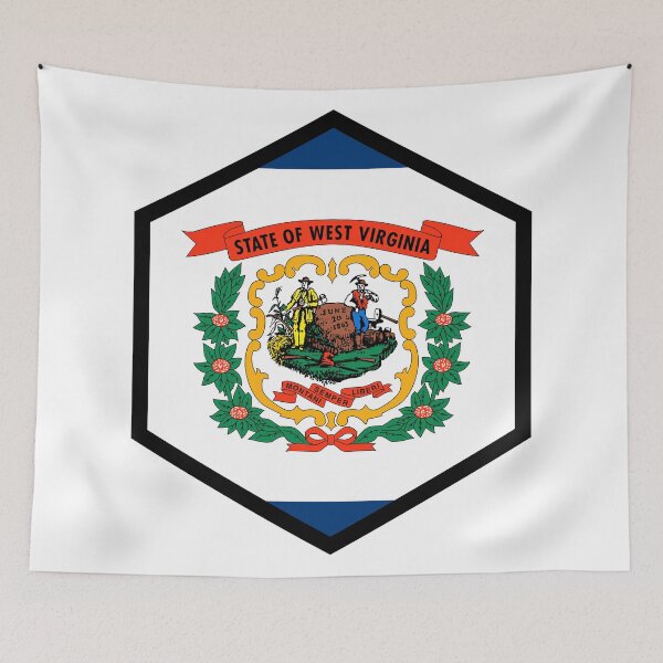 Item preview, WEST VIRGINIA HEXAGONAL SEAL designed and sold by dreamyguy.