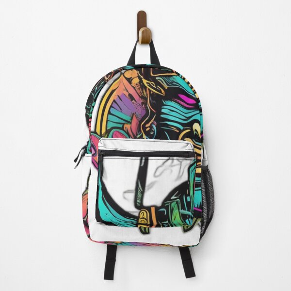 Item preview, Cyber Samurai – Neon Warrior Art designed and sold by Bad7Wear.