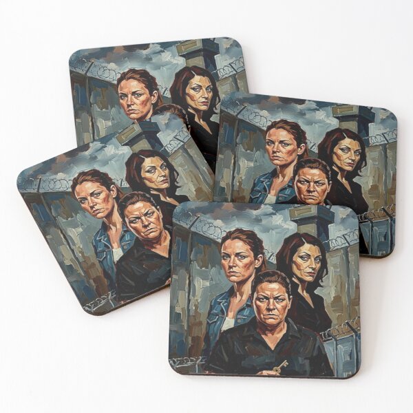 Item preview, Bad Girls Tribute: Behind Bars Impasto Art designed and sold by Art's Diner.