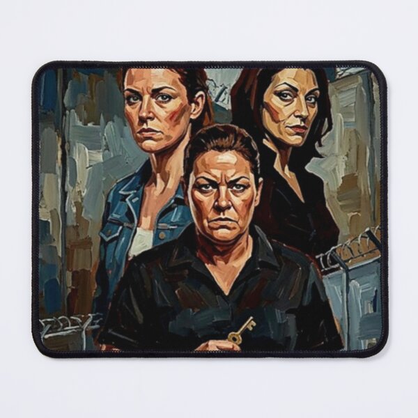 Item preview, Bad Girls Tribute: Behind Bars Impasto Art designed and sold by Art's Diner.