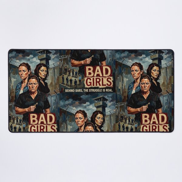 Item preview, Bad Girls Tribute: Behind Bars Impasto Art designed and sold by Art's Diner.