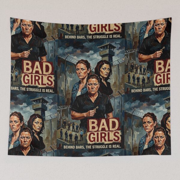 Item preview, Bad Girls Tribute: Behind Bars Impasto Art designed and sold by Art's Diner.