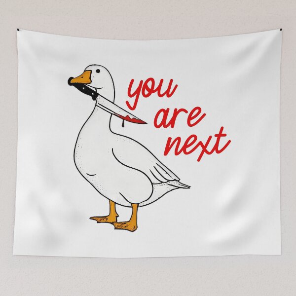 Item preview, You Are Next - Funny Killer Goose With Knife designed and sold by Mado Shop.