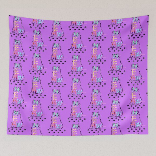 Item preview, Funny Meow Cat Aesthetic Cartoon Art designed and sold by Ace01st.