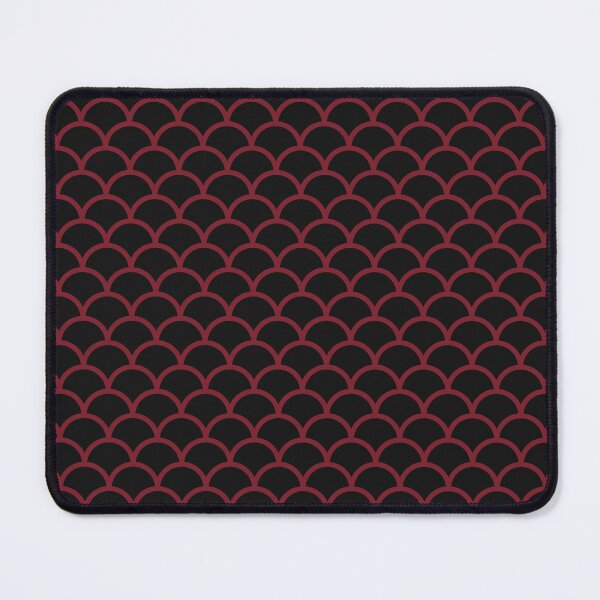 Item preview, Black And Red Scales Pattern designed and sold by pattern-archive.