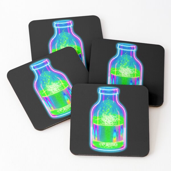 Item preview, Neon Toxic Potion Glowing Chemical Flask designed and sold by powersunlight.