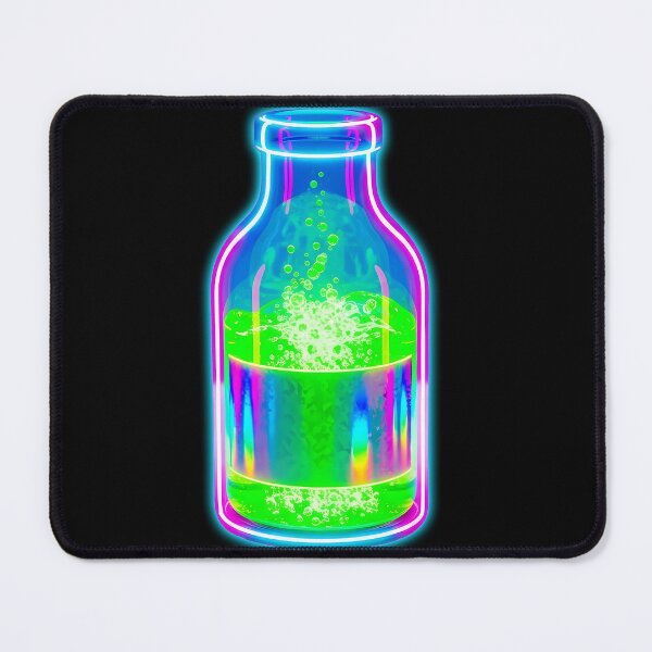 Item preview, Neon Toxic Potion Glowing Chemical Flask designed and sold by powersunlight.