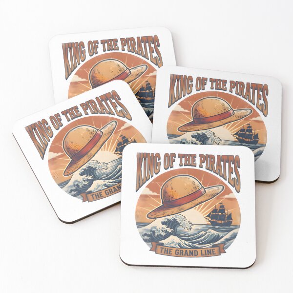 Item preview, Luffy King of the Pirates Retro Poster Fan Art Tee designed and sold by yamer-merya.