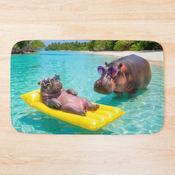 Item preview, Hippopotamuses in Paradise designed and sold by Tridentulus.