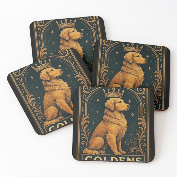 Item preview, King of Goldens – Golden Retriever Dog Lover Design | Loyal, Playful, Family Canine Companion designed and sold by Typologystudios.